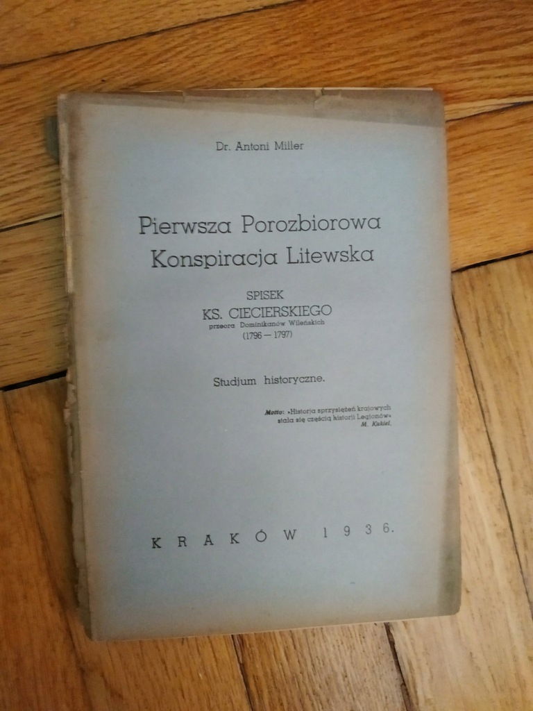 Pierwsza Porozbiorowa Konspiracja Litewska 1936