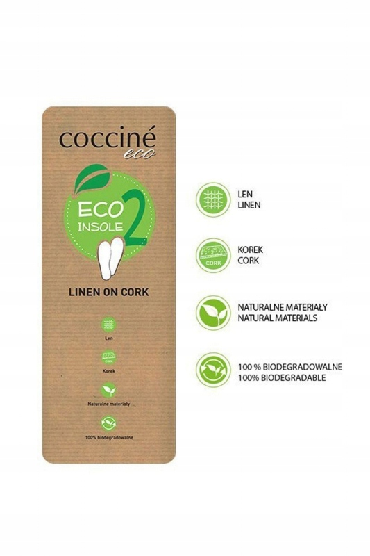Ekologiczne Wkładki Z Korka I Lnu COCCINE Eco