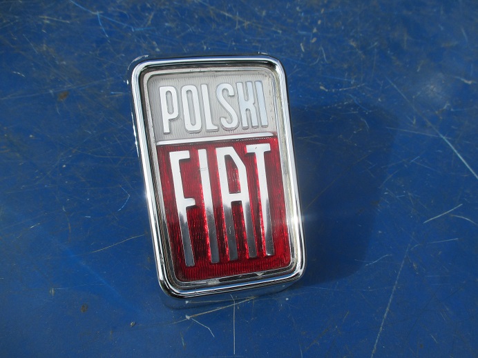 fiat 125p znaczek emblemat polski fiat