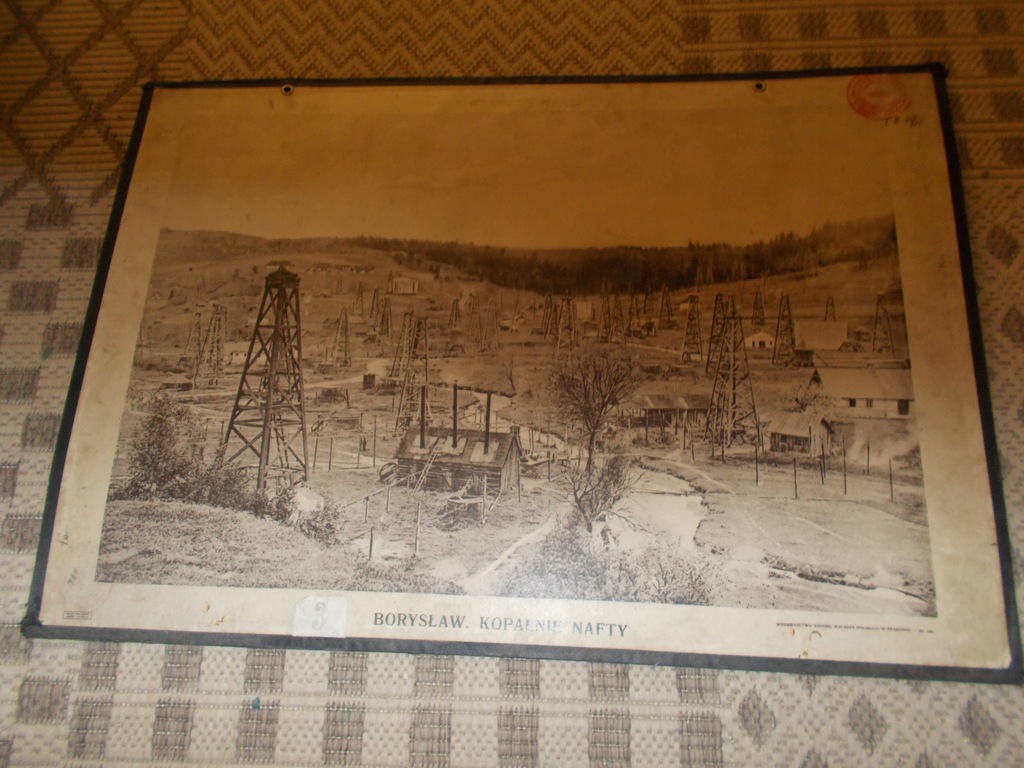 Kresy-Borysław k.Lwów kopalnie nafty-duża panorama