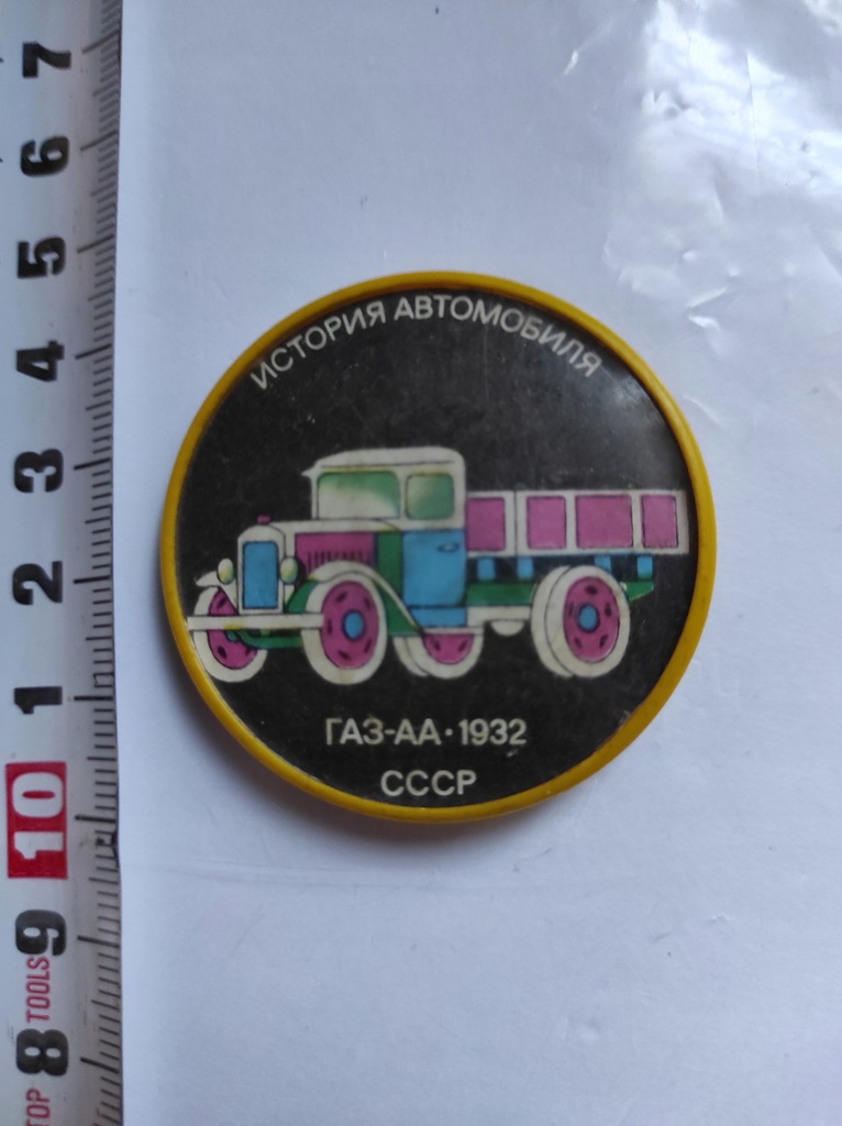 PLAKIETKA ZSRR SAMOCHÓD GAZ AA-1932 CCCP