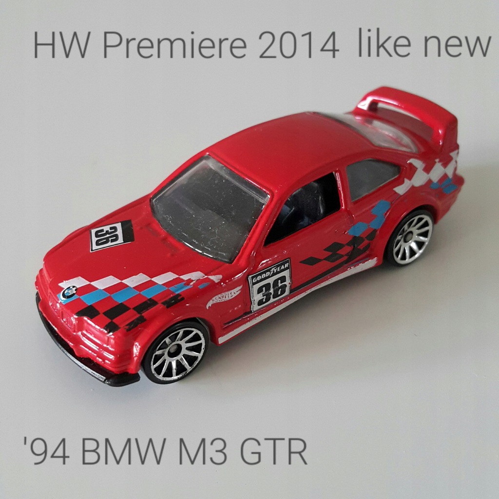 '94 BMW M3 GTR Hot Wheels Matchbox 2014