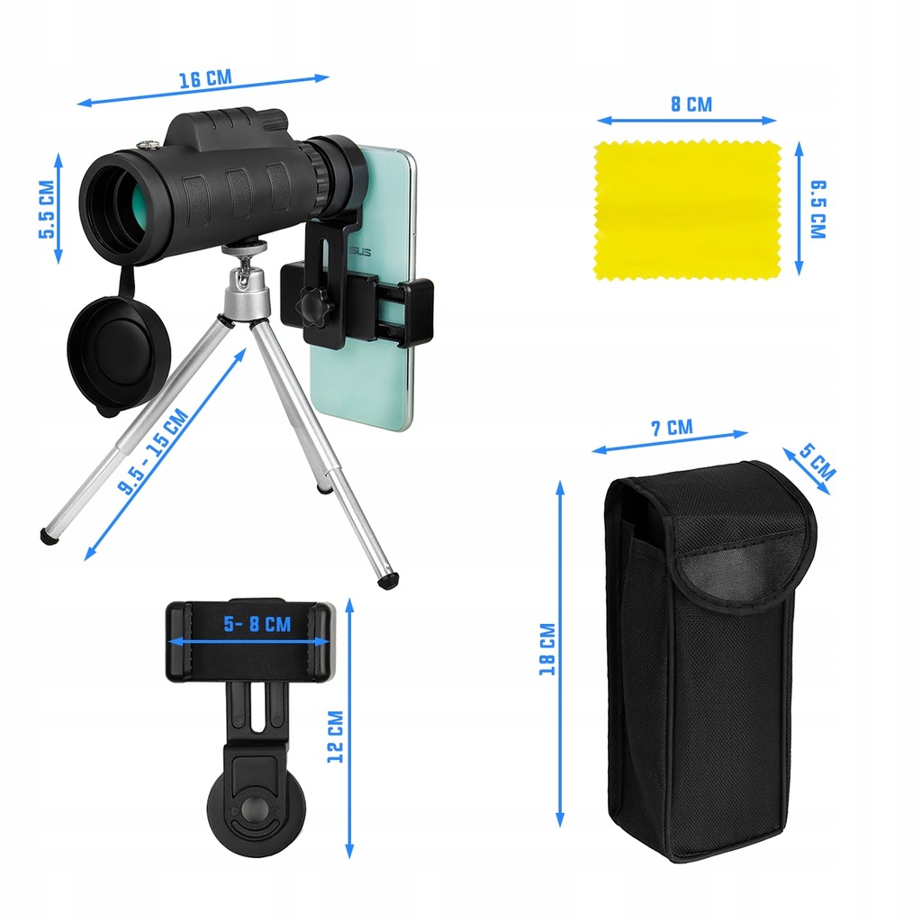 Купить Линзовый телескоп Телескоп Телефон Штатив Zoom 50x: отзывы, фото, характеристики в интерне-магазине Aredi.ru