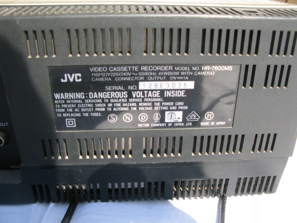 Купить ВИДЕОРЕГИСТРАТОР JVC HR-7600MS [F59]: отзывы, фото, характеристики в интерне-магазине Aredi.ru