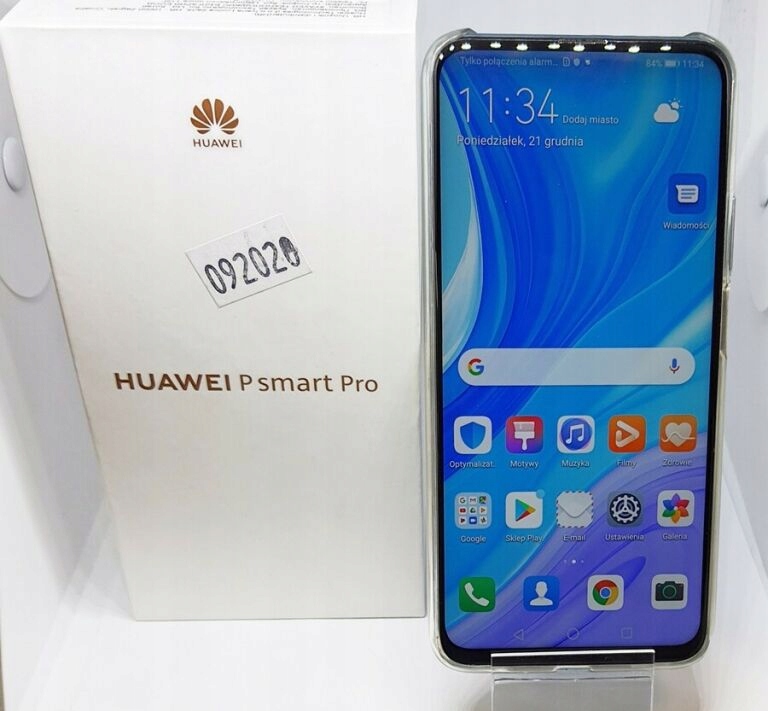 HUAWEI P SMART PRO KOMPLET NA GWARANCJI