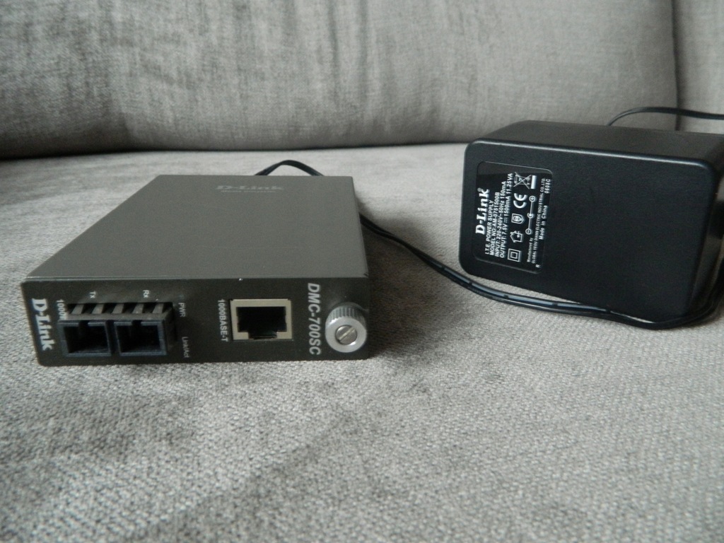 Konwerter światłowodowy D-Link DMC-700SC + zasilacz - 15130665718 ...