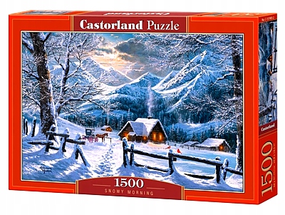 PUZZLE 1500 SNOWY MORNING CASTOR