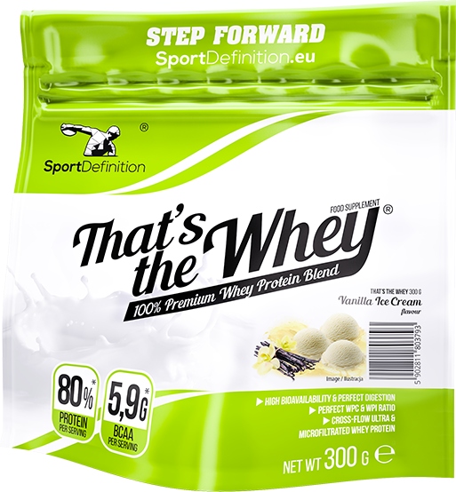 SPORTDEFINITION WHEY 300G WANILIA DOBRE BIAŁKO