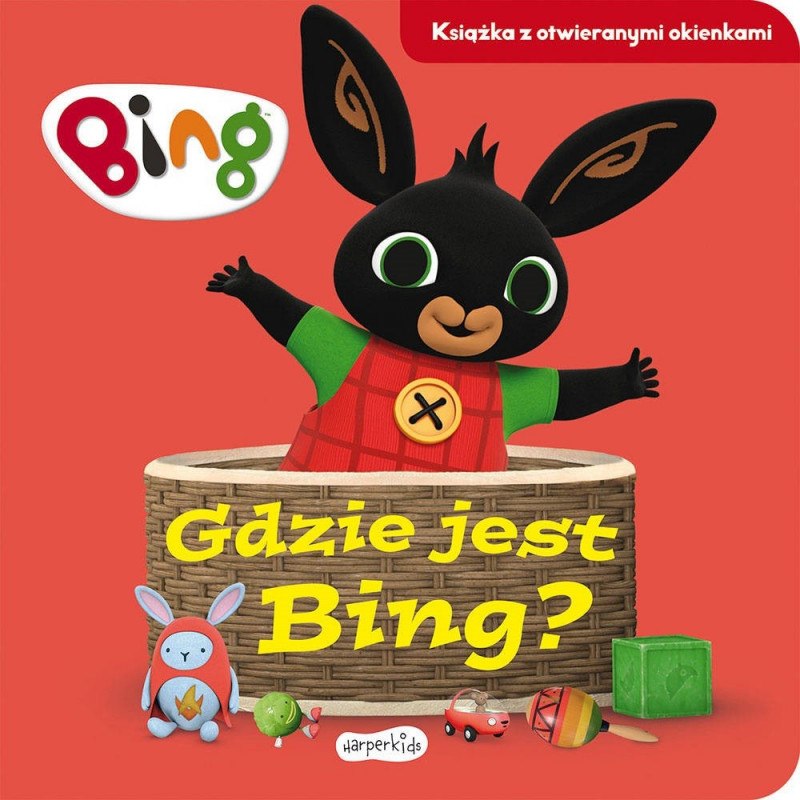 Książeczka Gdzie jest Bing? Bing. Książka z otwier