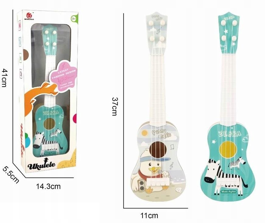 PREZENT NA URODZINY GIFT Gitara Zabawka MUZYCZNA Zabawki Dla Sześciolatka