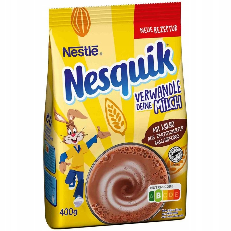 NESQUIK KAKAO ROZPUSZCZALNE Z WITAMINAMI 400G DE