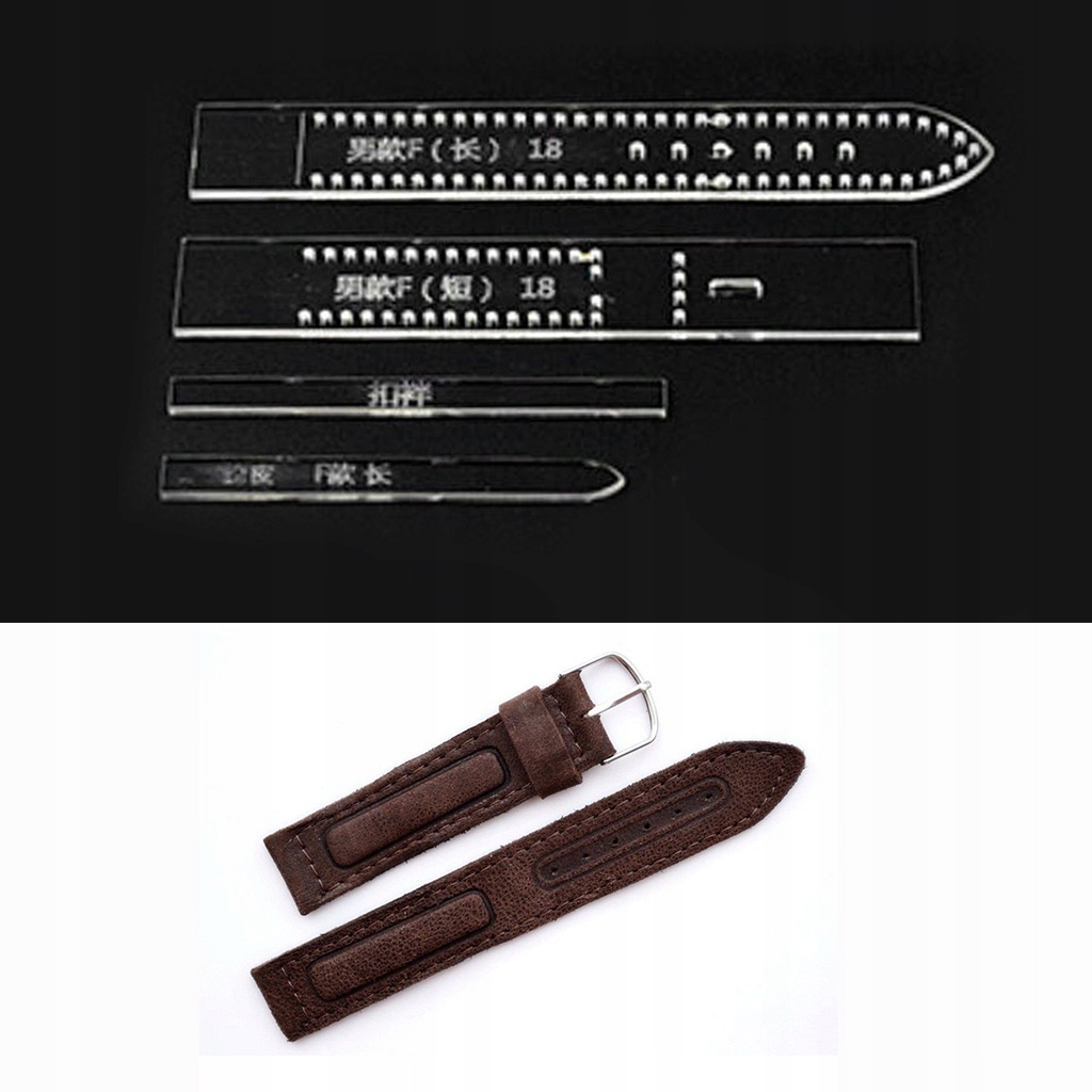 4 Pieces/Set Watch Strap Pattern Stencils