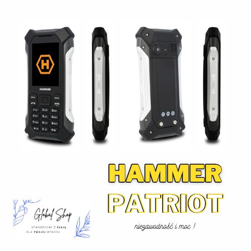 Pancerny tHammer 32 MB / 1 T MB czarny wytrzymały IP68 + karta 32GB