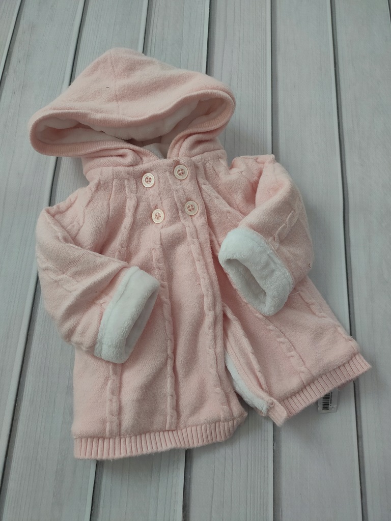 Nutmeg Sweterek rozpinany dla dziewczynki r. 74