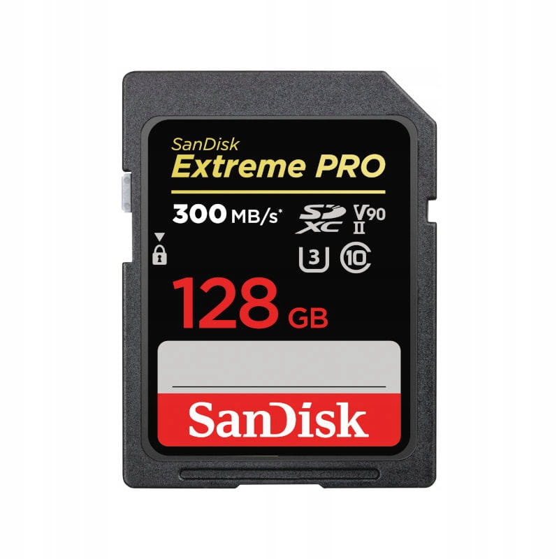 SanDisk EXTREME PRO SDXC 128GB UHS-II Karta 300MBs