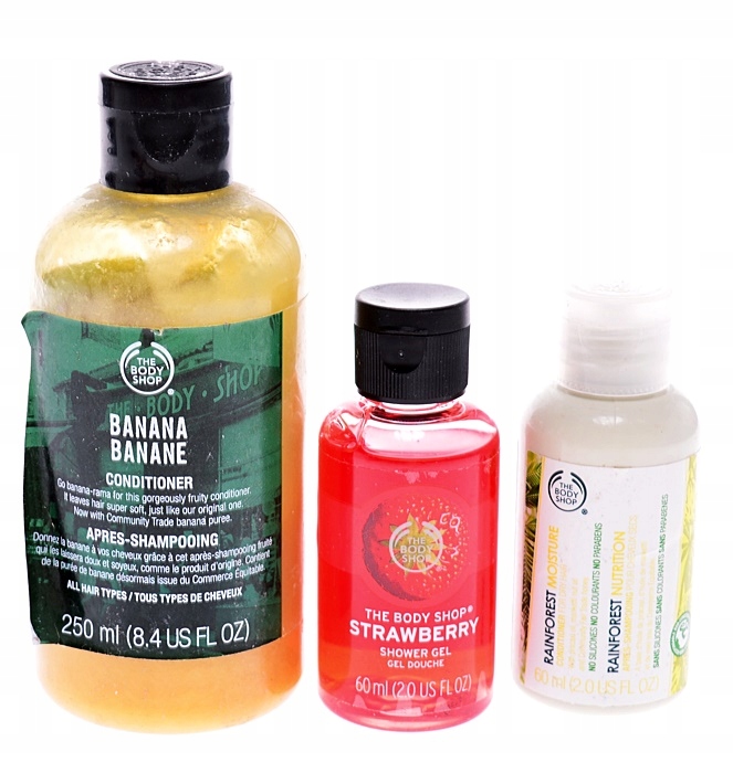 6139-9 THE BODY SHOP ZESTAW ODZYWKA ZEL TRUSKAWKA