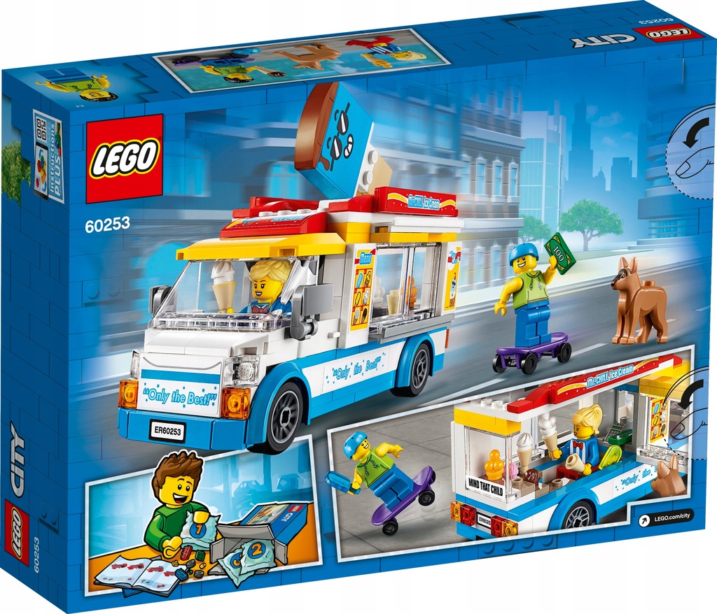 Купить LEGO CITY Грузовик с мороженым 60253: отзывы, фото, характеристики в интерне-магазине Aredi.ru