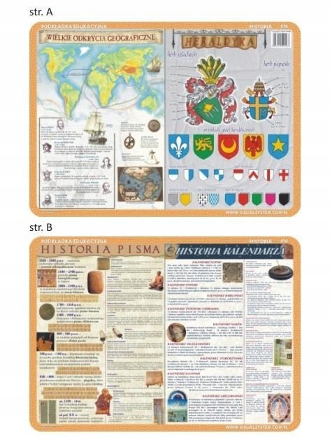 PODKŁADKA EDU. 016 - WIELKIE ODKRYCIA GEOGR. ...