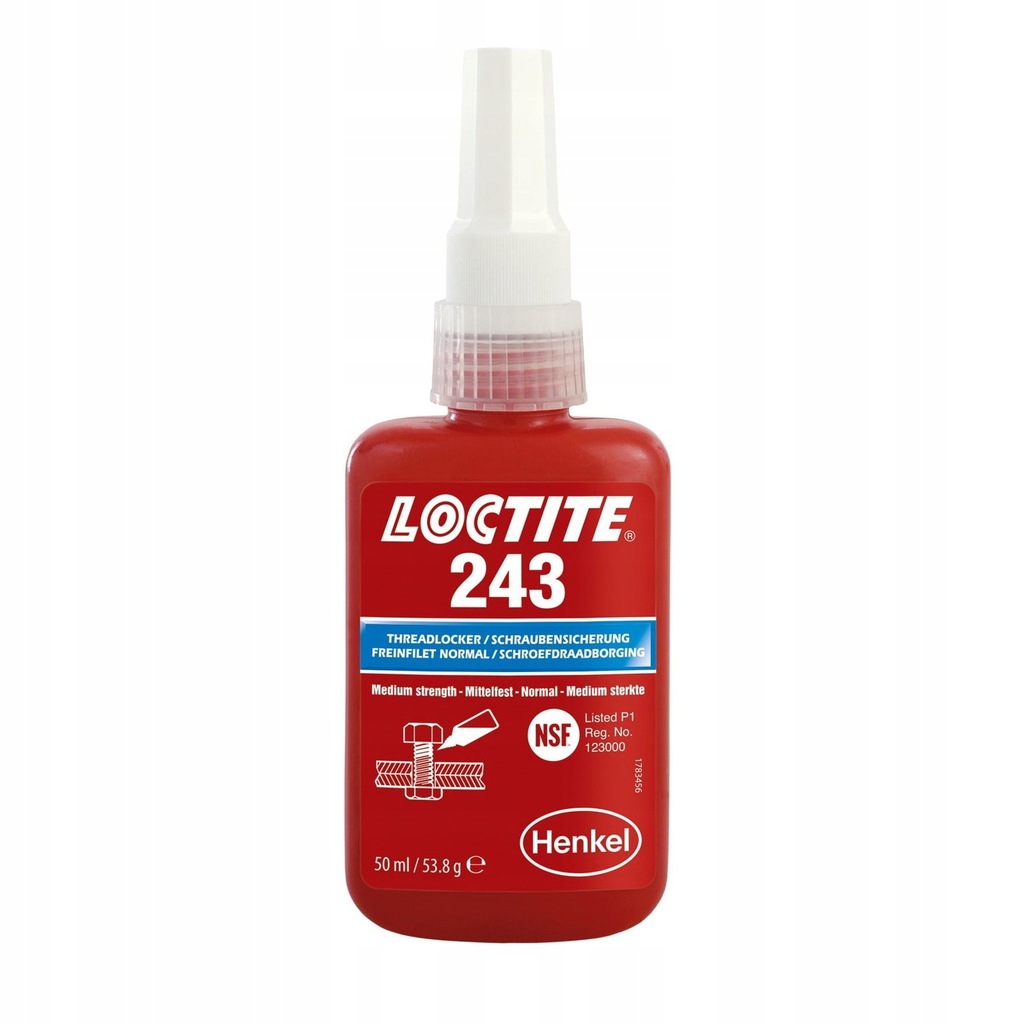 LOCTITE 243 Klej do Zabezpieczeń Gwintów 50ml