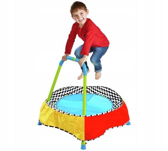 Trampolina domowa z rączka dla dzieci