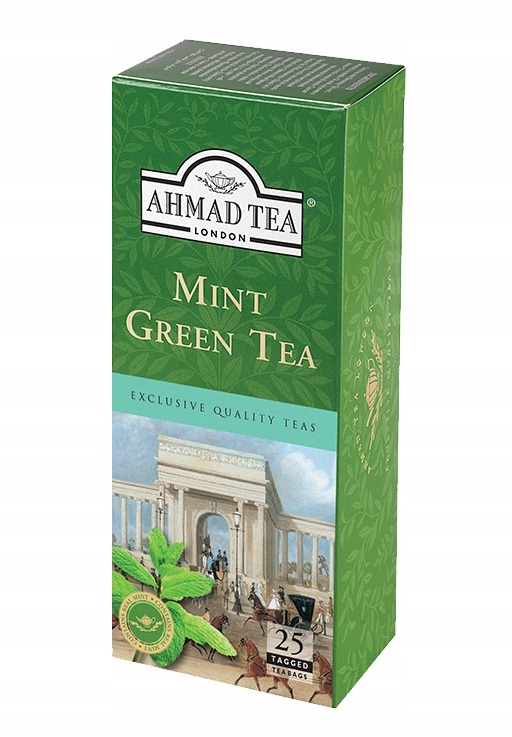 DATA krótka! Ahmad Mint Geen Tea ekspresowa 25 tor