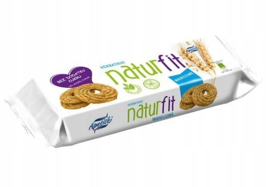 Herbatniki natur fit waniliowe 120g bez cukru