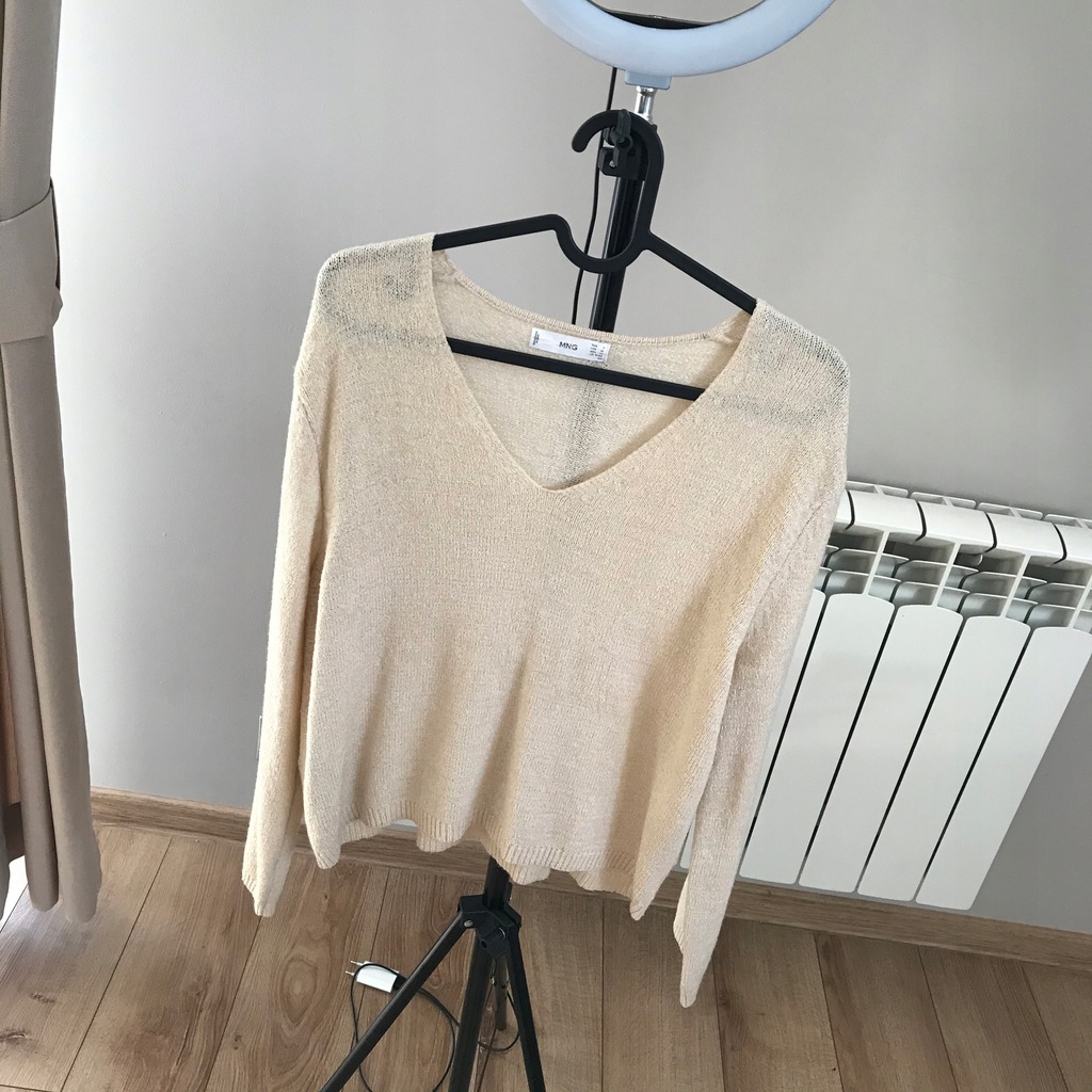 mango sweter beż 36 S