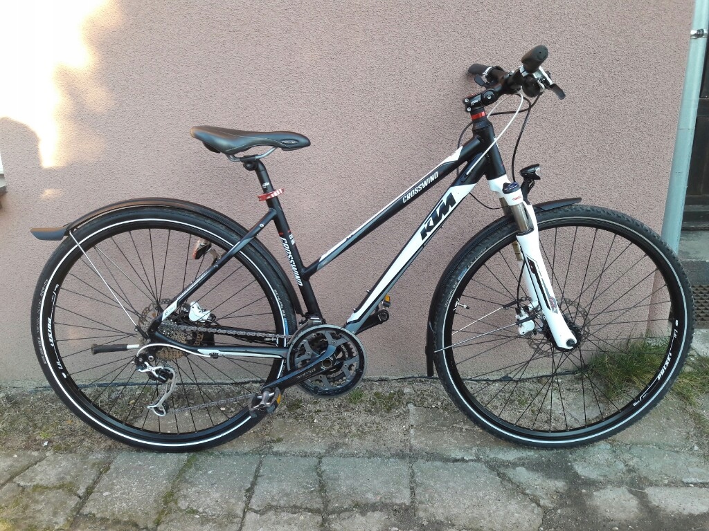 Rower KTM crosswind life 3x9 XT trekking led 7879125529 oficjalne archiwum Allegro