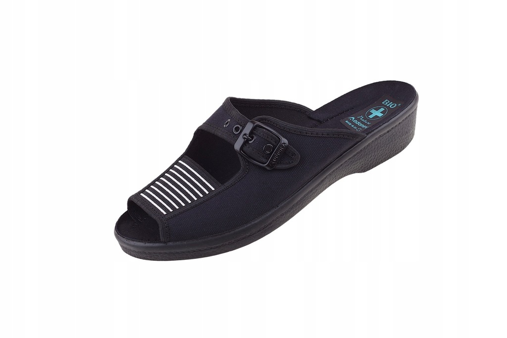 Pantofle klapki regulowane z gumą BIO Adanex 38
