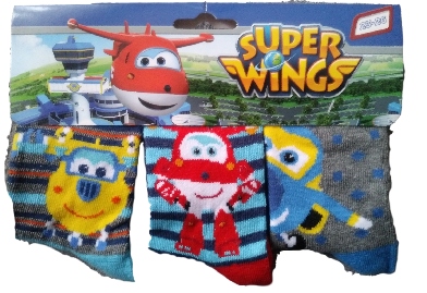 Skarpetki 3-pak SUPER WINGS Dżetek Śrubek 27/30