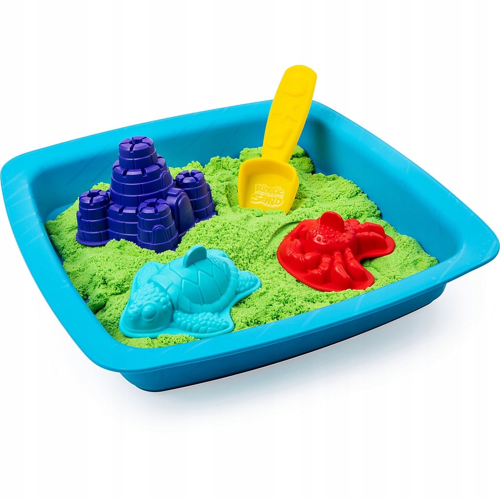 KINETIC SAND PIASEK KINETYCZNY Zielony PIASKOWNICA