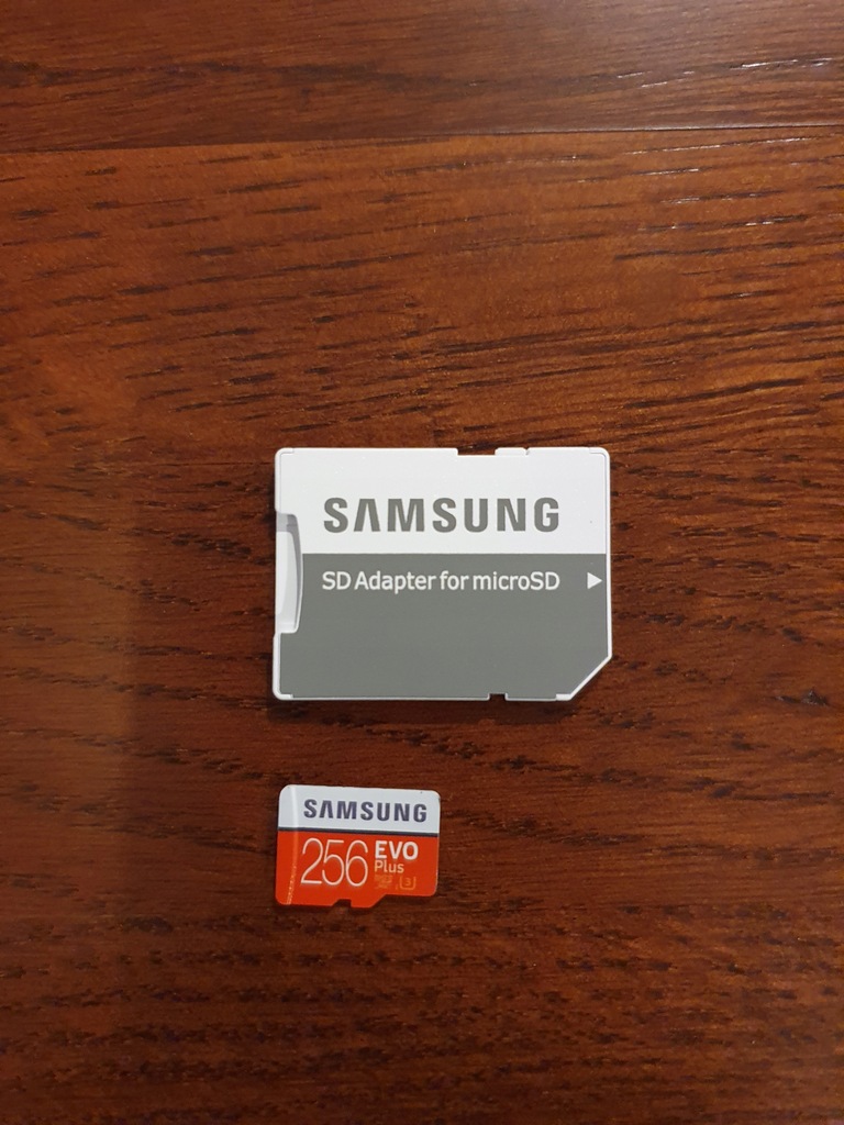 Karta pamięci Samsung EVO Plus microSD 256GB + SD