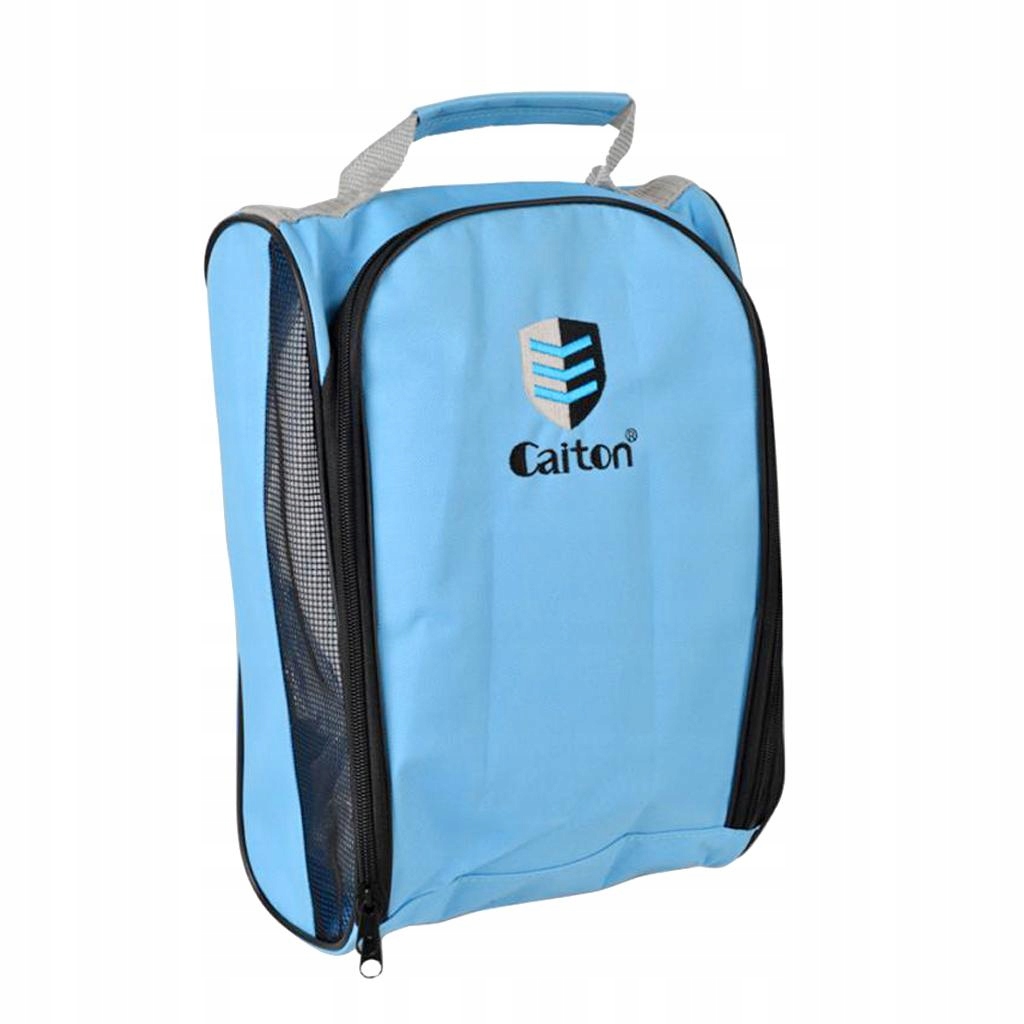 Portable Nylon Golf Shoes Bag Travel Lightweight Case Tote Blue