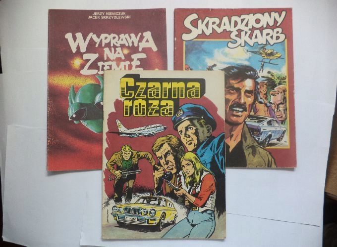 Zestaw 3 Szt. Komiksów z 1986 -1988