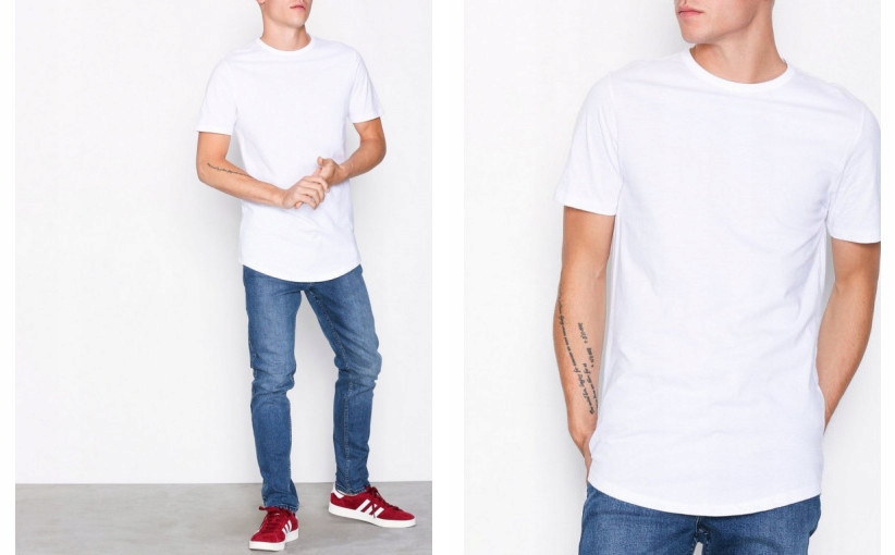 X3F205*RIVER ISLAND T-SHIRT MĘSKI BIAŁY M F00