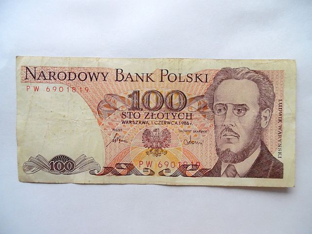 100 złotych 1986 r ser.PW