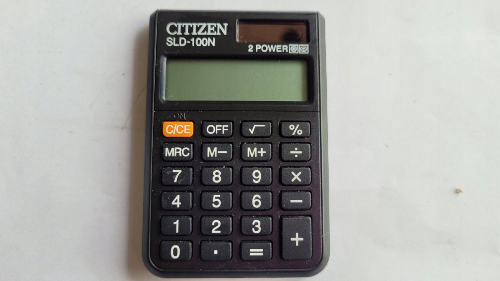 KALKULATOR CITIZEN SLD-100N STAN DOBRY GWR