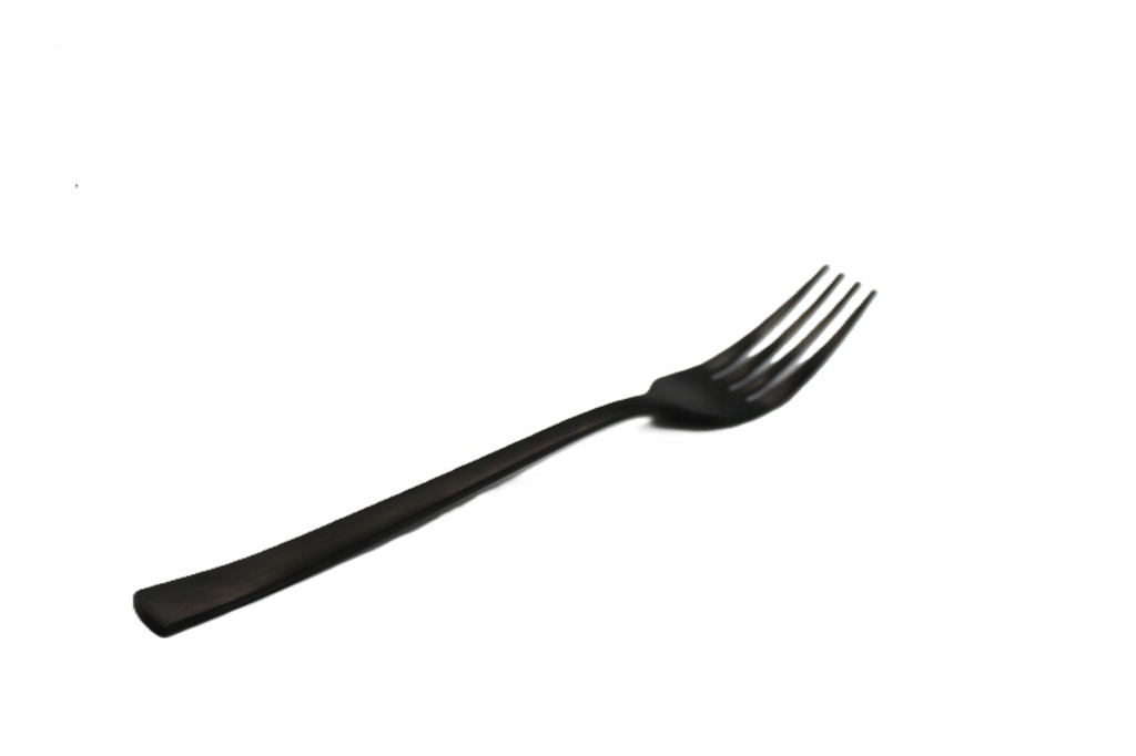 Hunnycook zestaw 12 widelców stal nierdzewna czarne