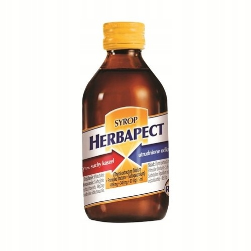 Herbapect syrop na kaszel suchy mokry 150g