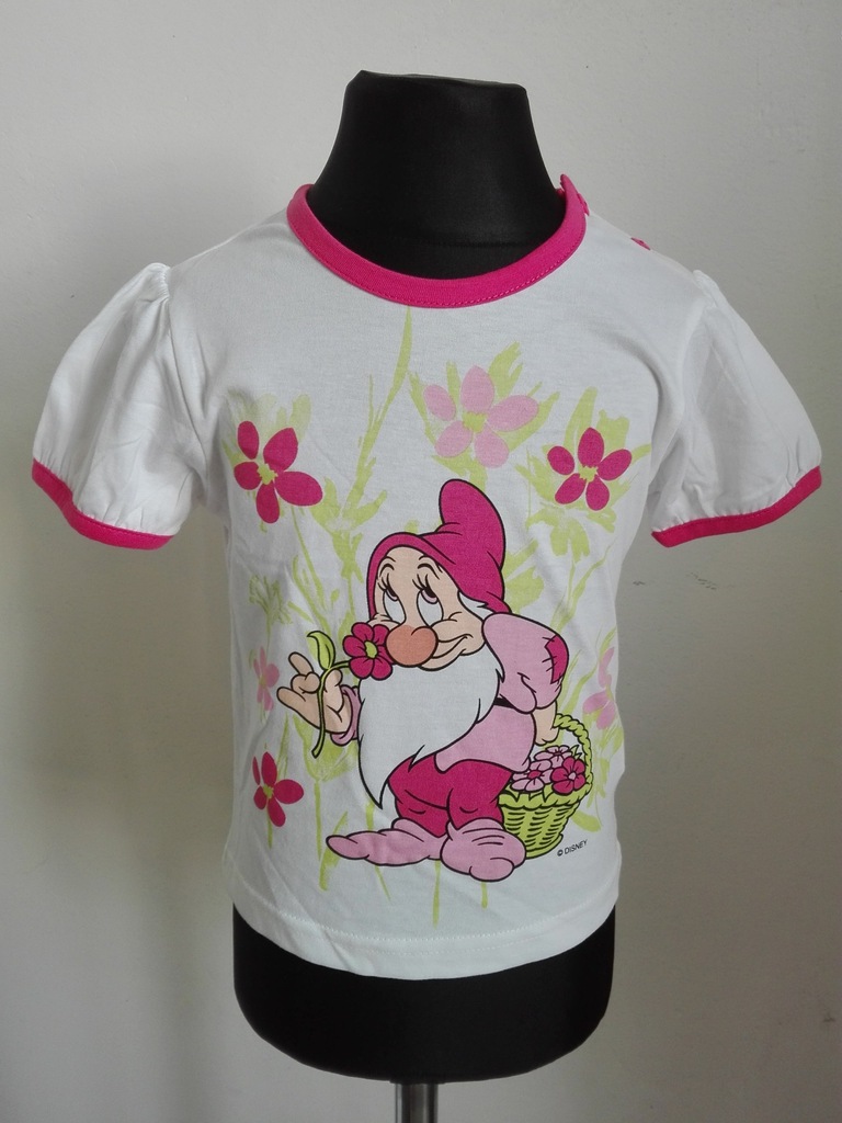 Koszulka t-shirt DISNEY 86 cm bluzka krótki rękaw