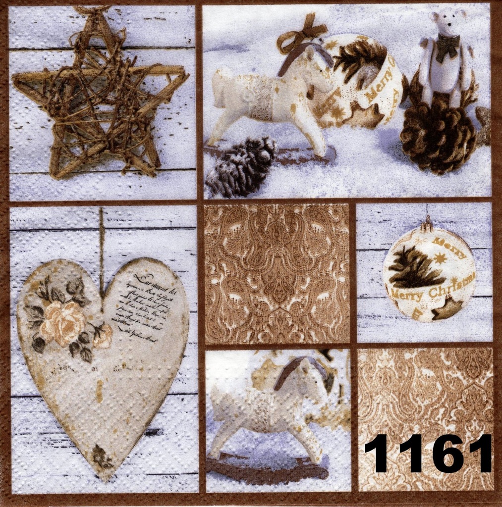 Serwetki do decoupage-1szt- ZIMA -NR 1161