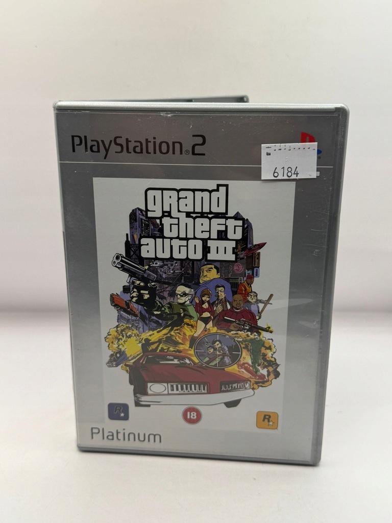 GTA III GRAND THEFT AUTO III Sony PlayStation 2 (PS2)