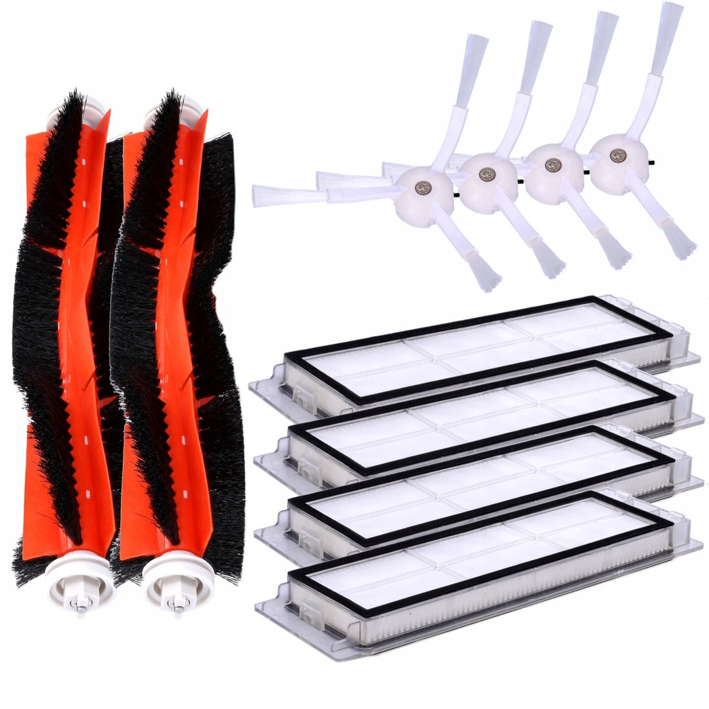 ZESTAW SZCZOTKI FILTRY DO XIAOMI MI Robot Vacuum 1 2 RoboRock S50 S60 S5 S6
