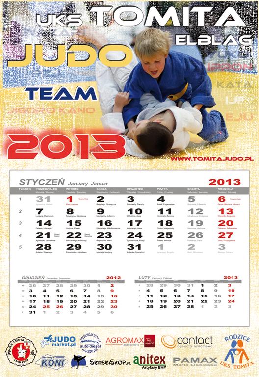 Kalendarz Tomity 2013 z autografami