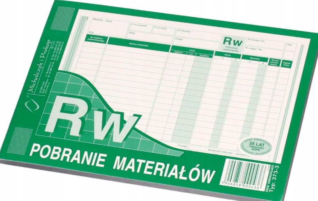 pobranie materiałów RW 373-3 MiP