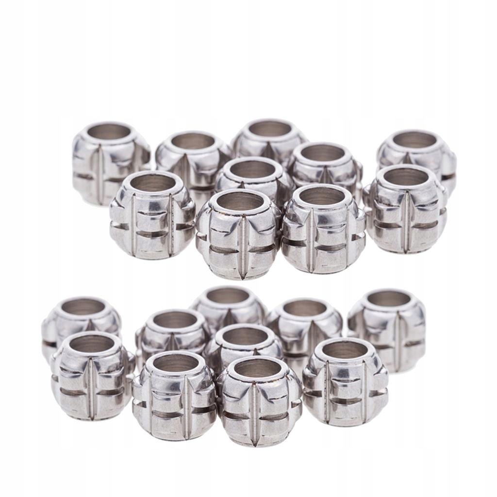 10 Pieces Stainless Loose Spacer Beads Charms for DIY Jewellry Making