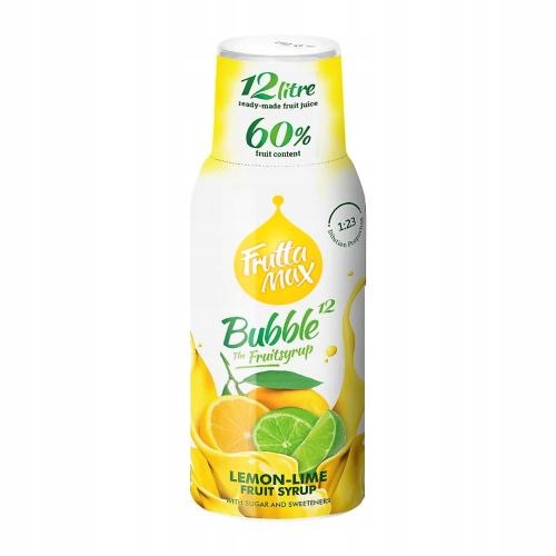 FruttaMax Syrop Cytryna Limonka, 500ml na 12 litrów