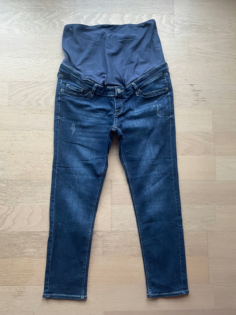 Spodnie ciążowe jeans H&M MAMA SKINNY rozm.42