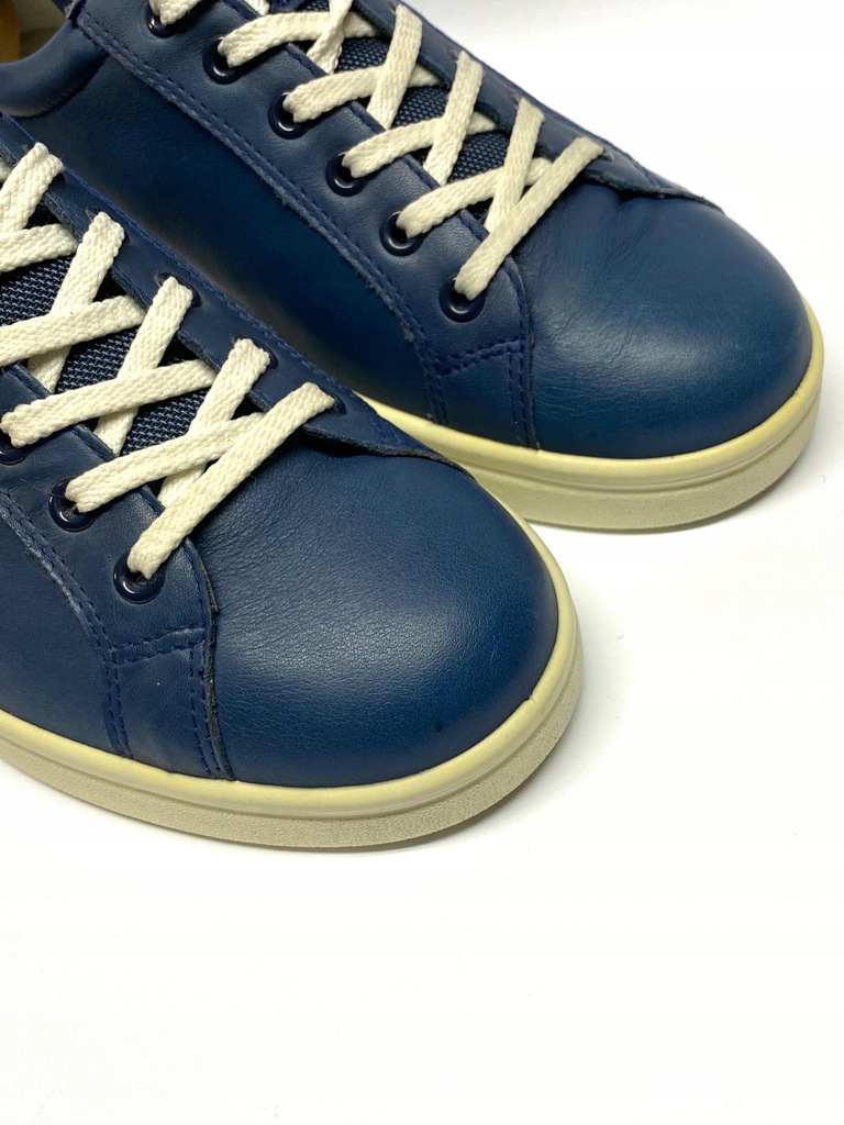 Buty Ecco blue Półbuty leather shoes ideał r. 41 - 11572477191 - oficjalne  archiwum Allegro