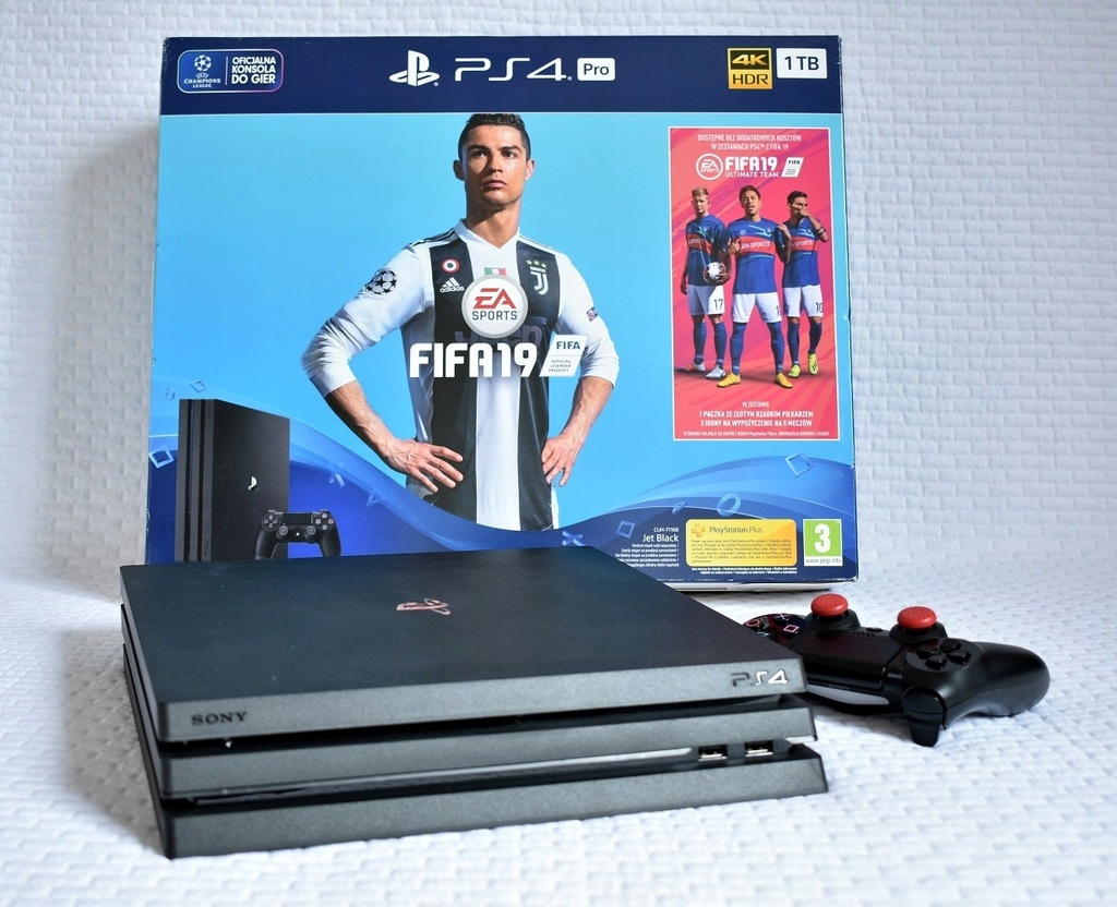 Konsola Sony PlayStation 4 pro 1 TB czarny - BCM